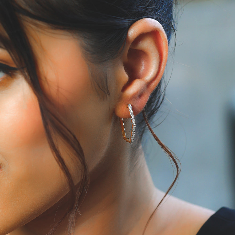 Classic Huggies - Lab Grown Diamond  Earrings