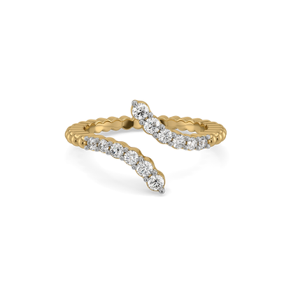 "Dare to Sparkle" Open Top Ring