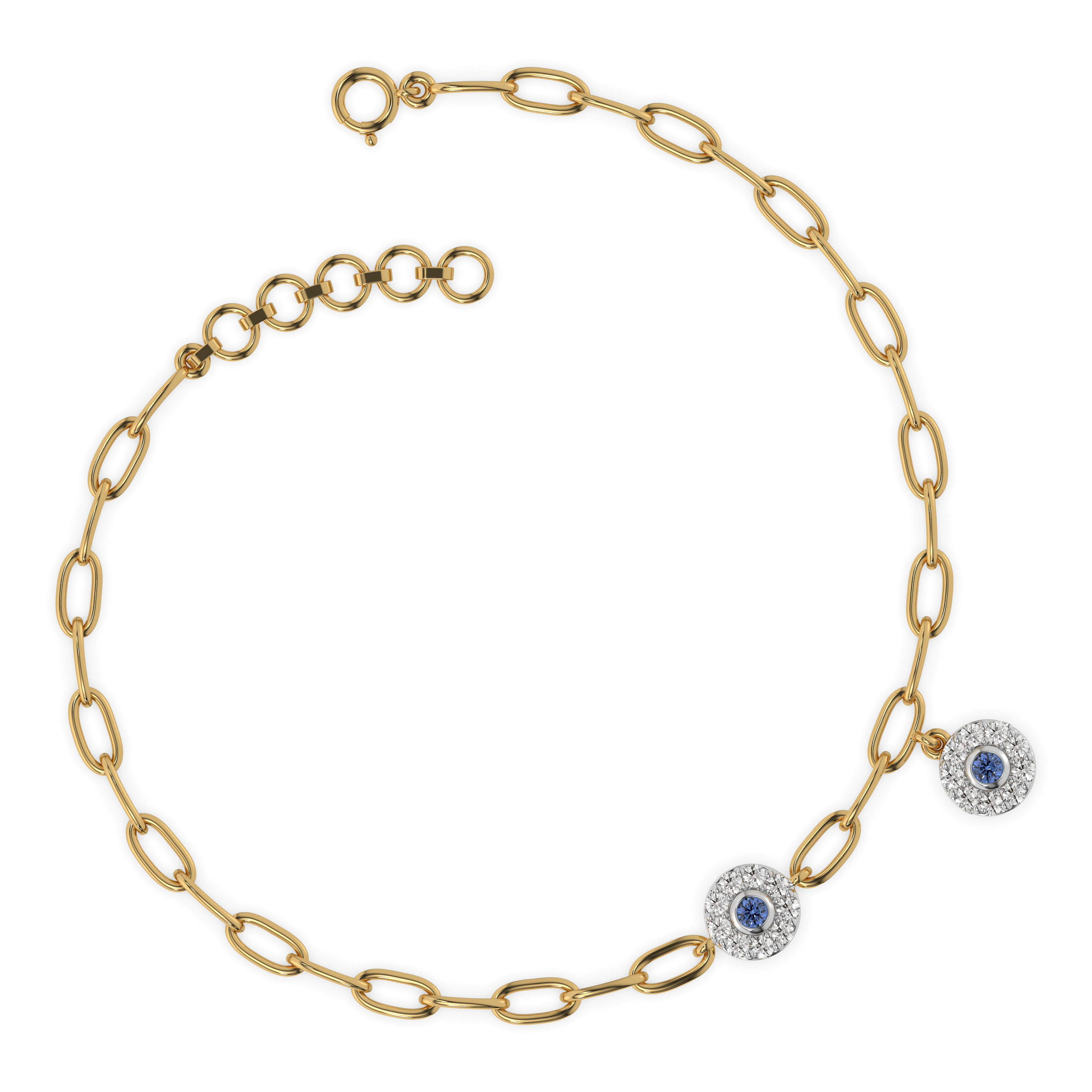 Eternal Glow Lab Grown Diamond Charm Bracelet