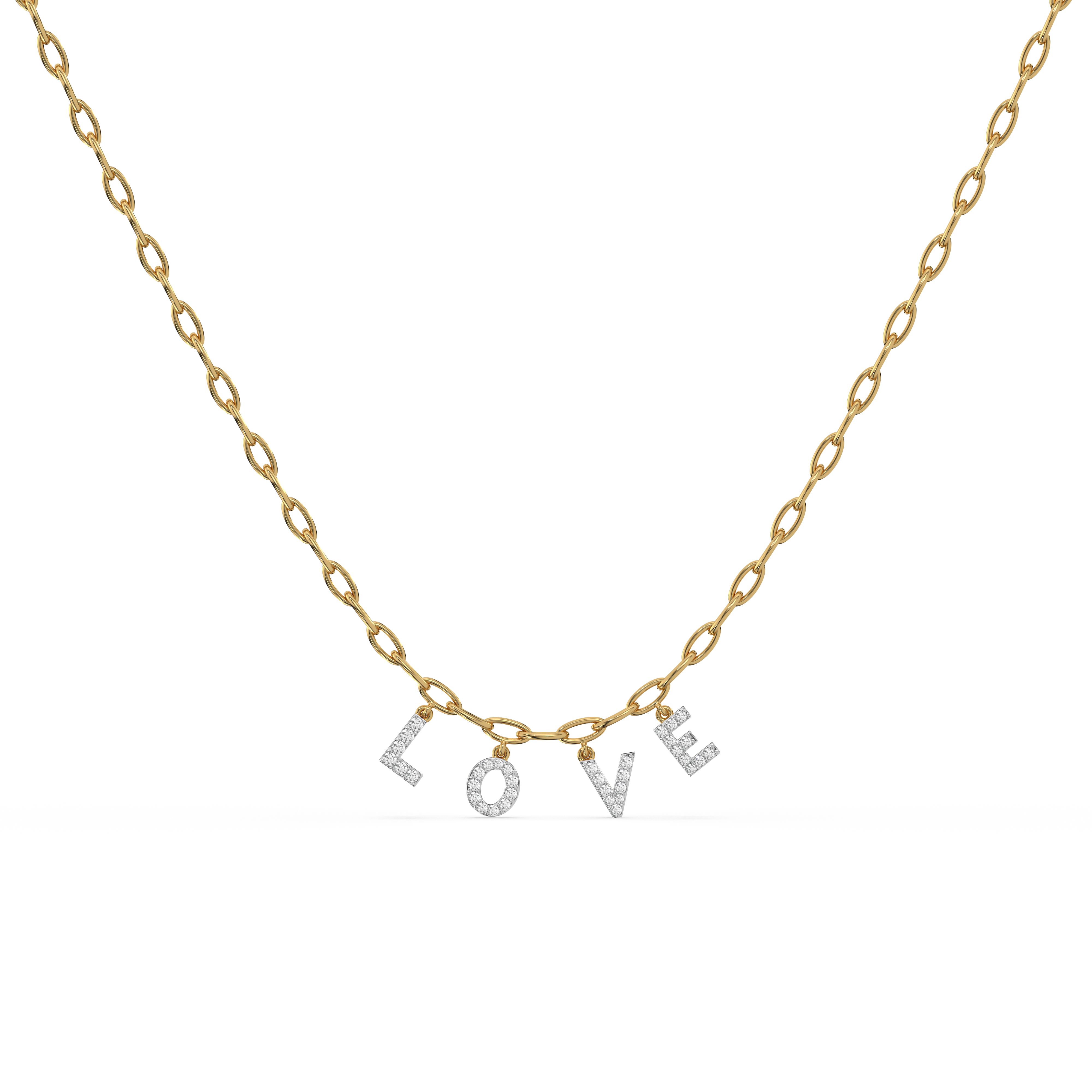 Love Letters Charm Necklace