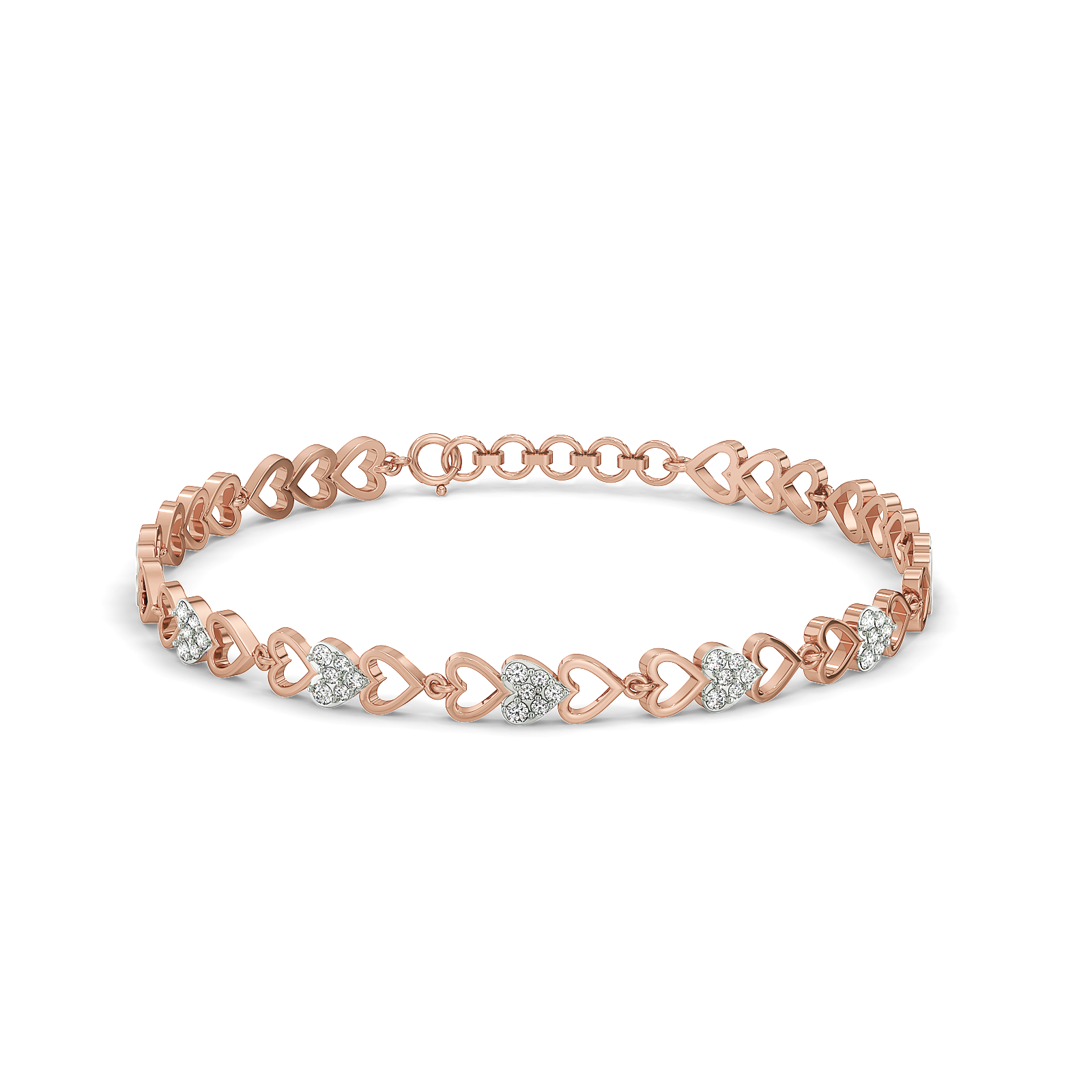 Heartstring - Lab Grown Diamond Tennis Bracelet