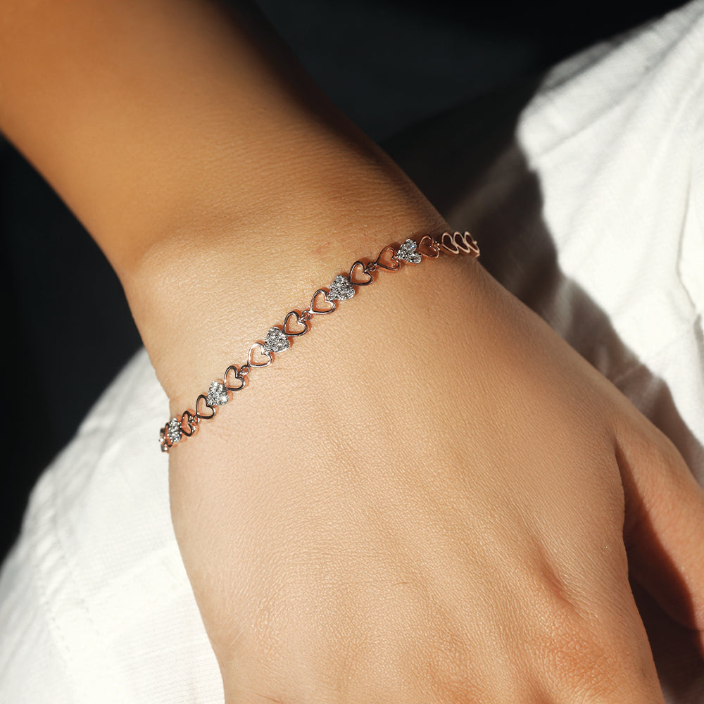 Heartstring - Lab Grown Diamond Tennis Bracelet