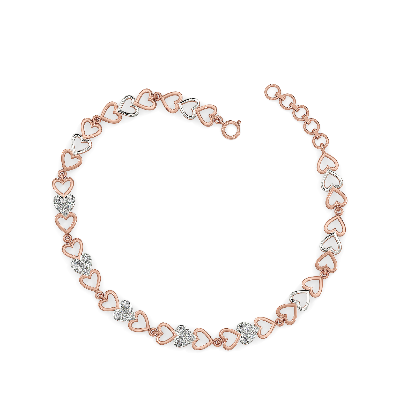 Heartstring - Lab Grown Diamond Tennis Bracelet