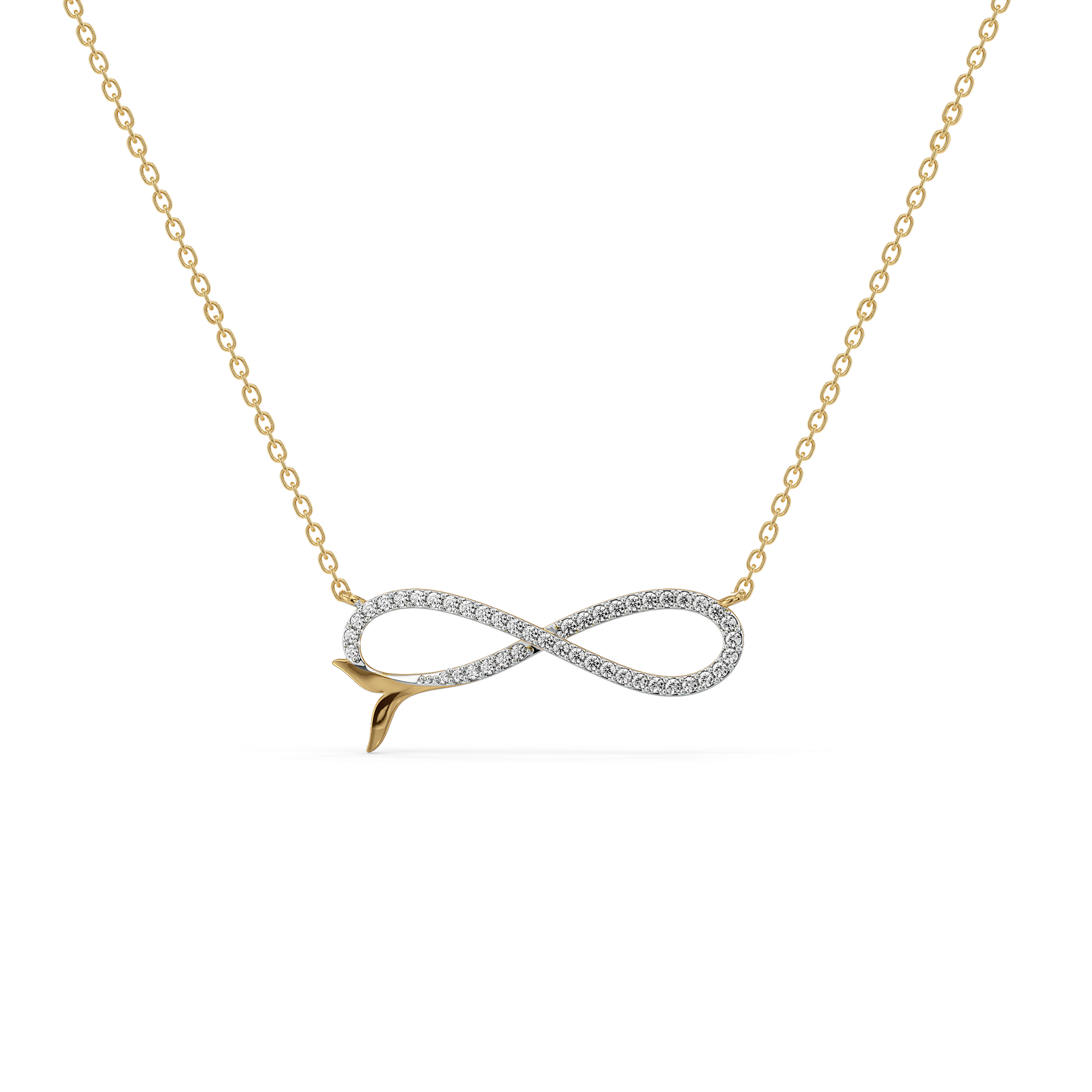 Infinity Tide - Lab Grown Diamond Necklace