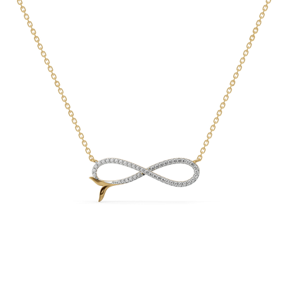 Infinity Tide - Lab Grown Diamond Necklace