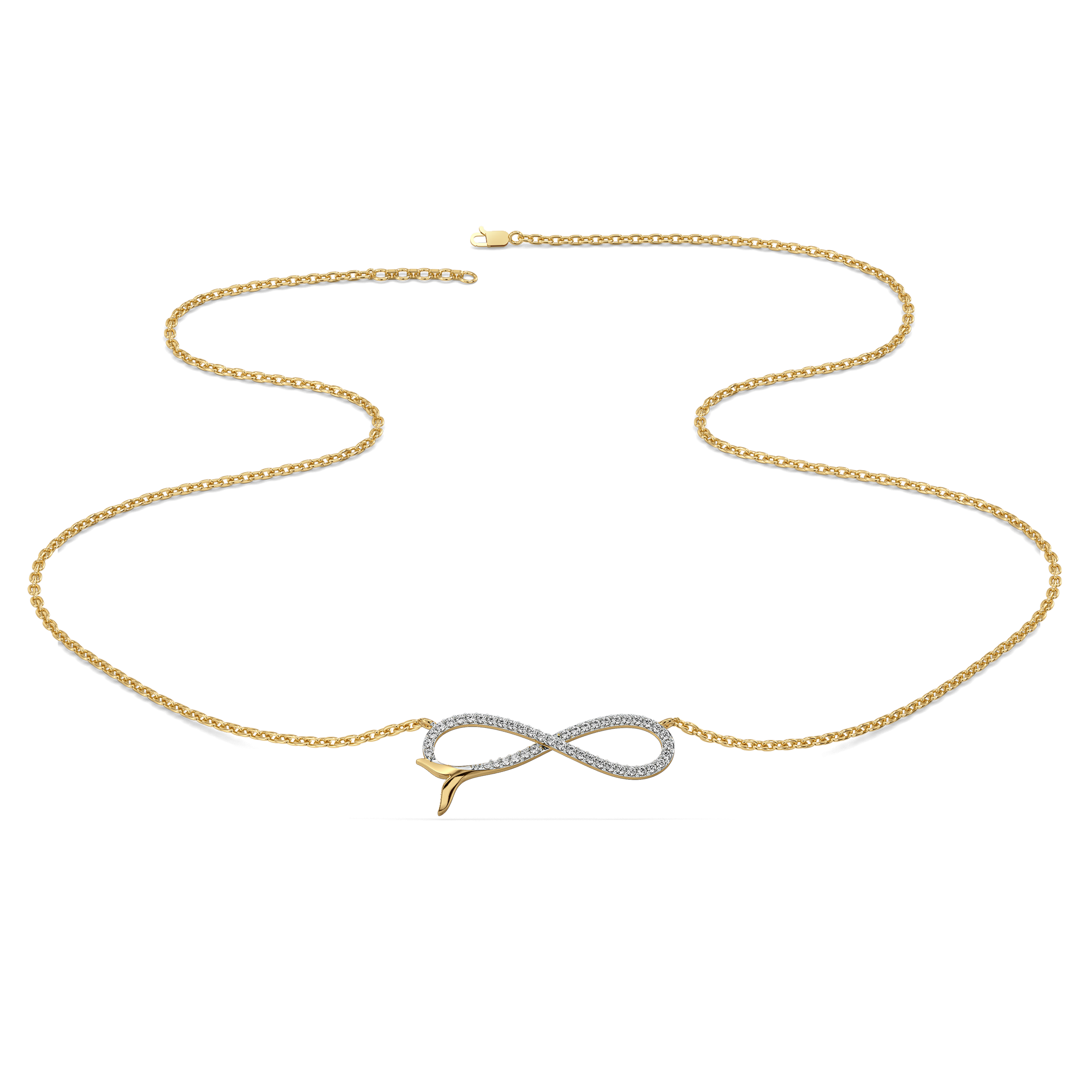 Infinity Tide - Lab Grown Diamond Necklace