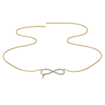 Infinity Tide - Lab Grown Diamond Necklace