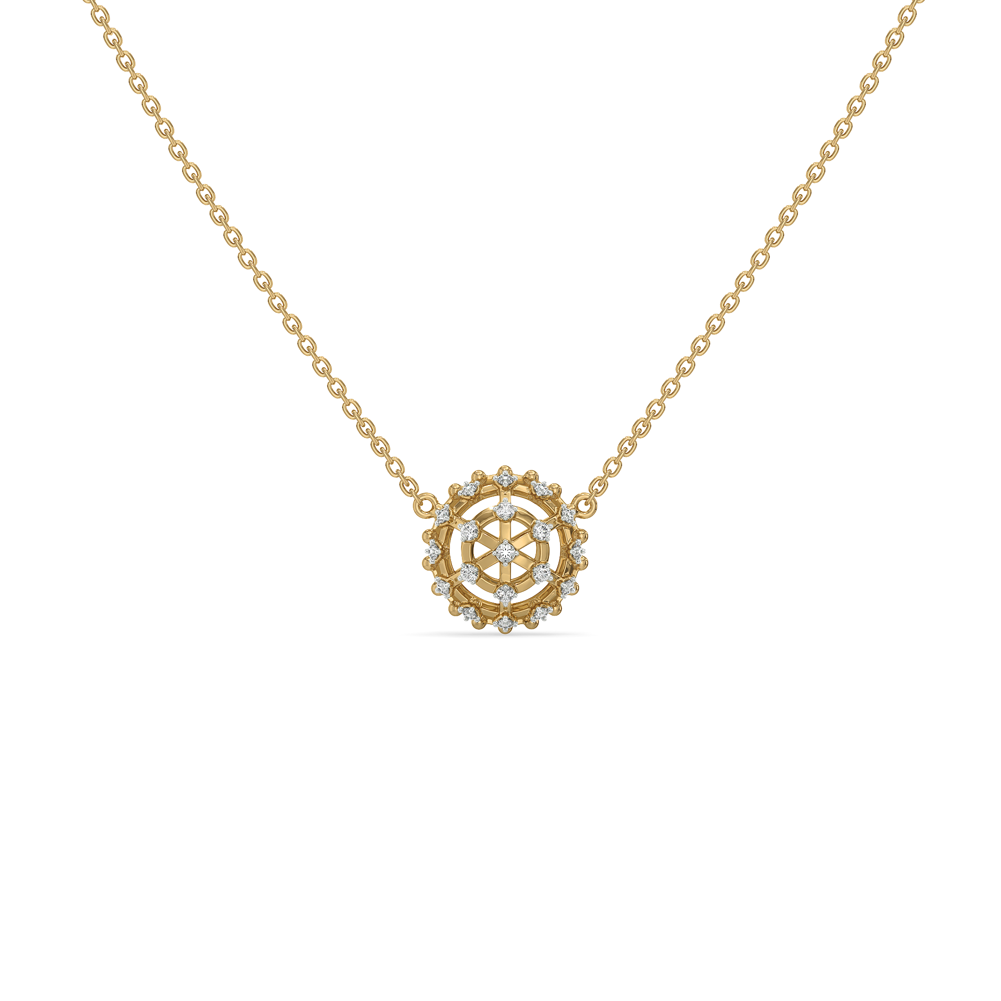 Classic Compass Pendant Necklace