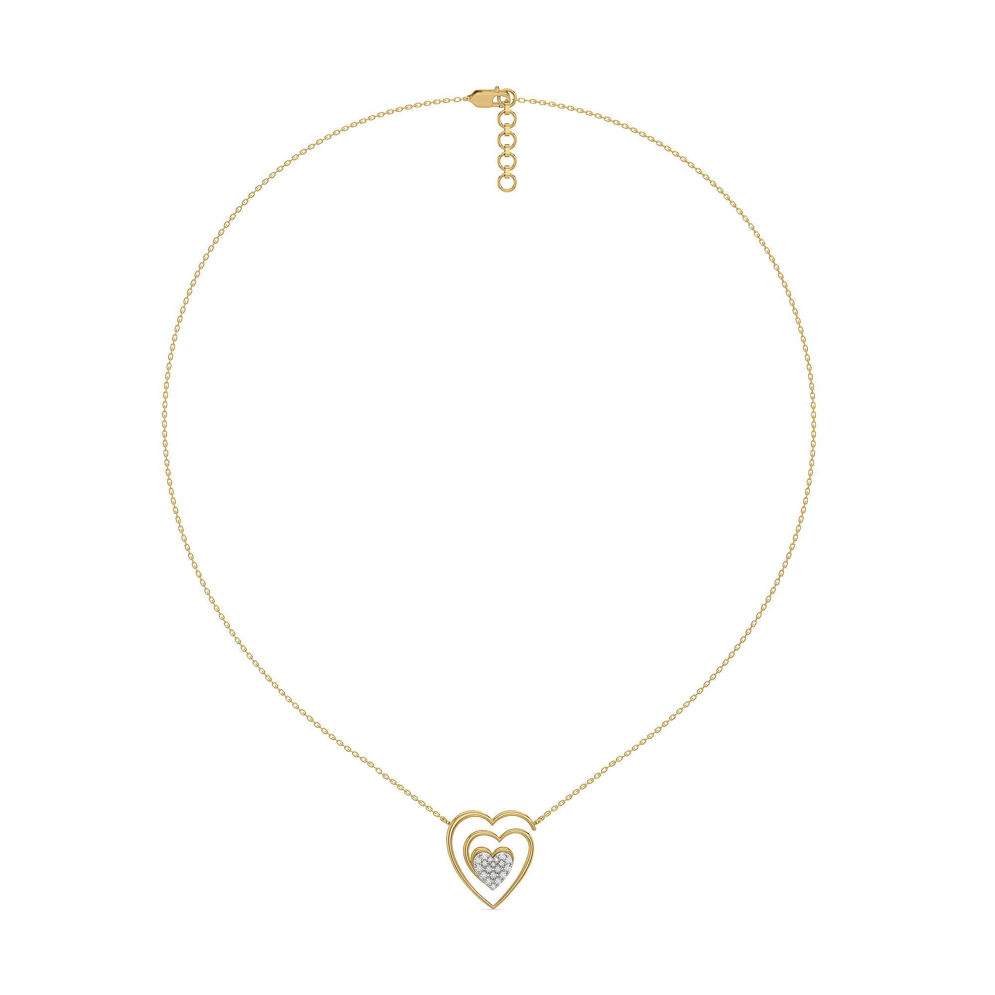 Timeless Loop - Lab Diamond Necklace