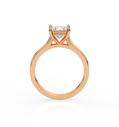 Princess Solitaire Lab-Grown Diamond Ring