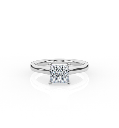 Princess Solitaire Lab-Grown Diamond Ring