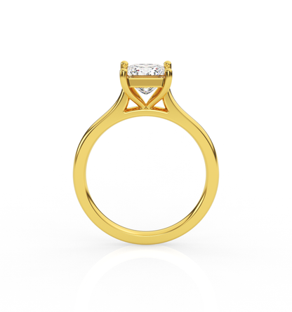 Princess Solitaire Lab-Grown Diamond Ring