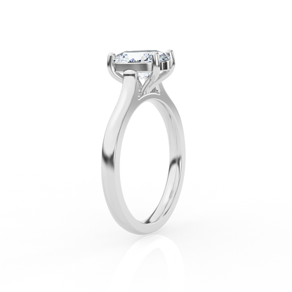Oval Solitaire Lab-Grown Diamond Ring