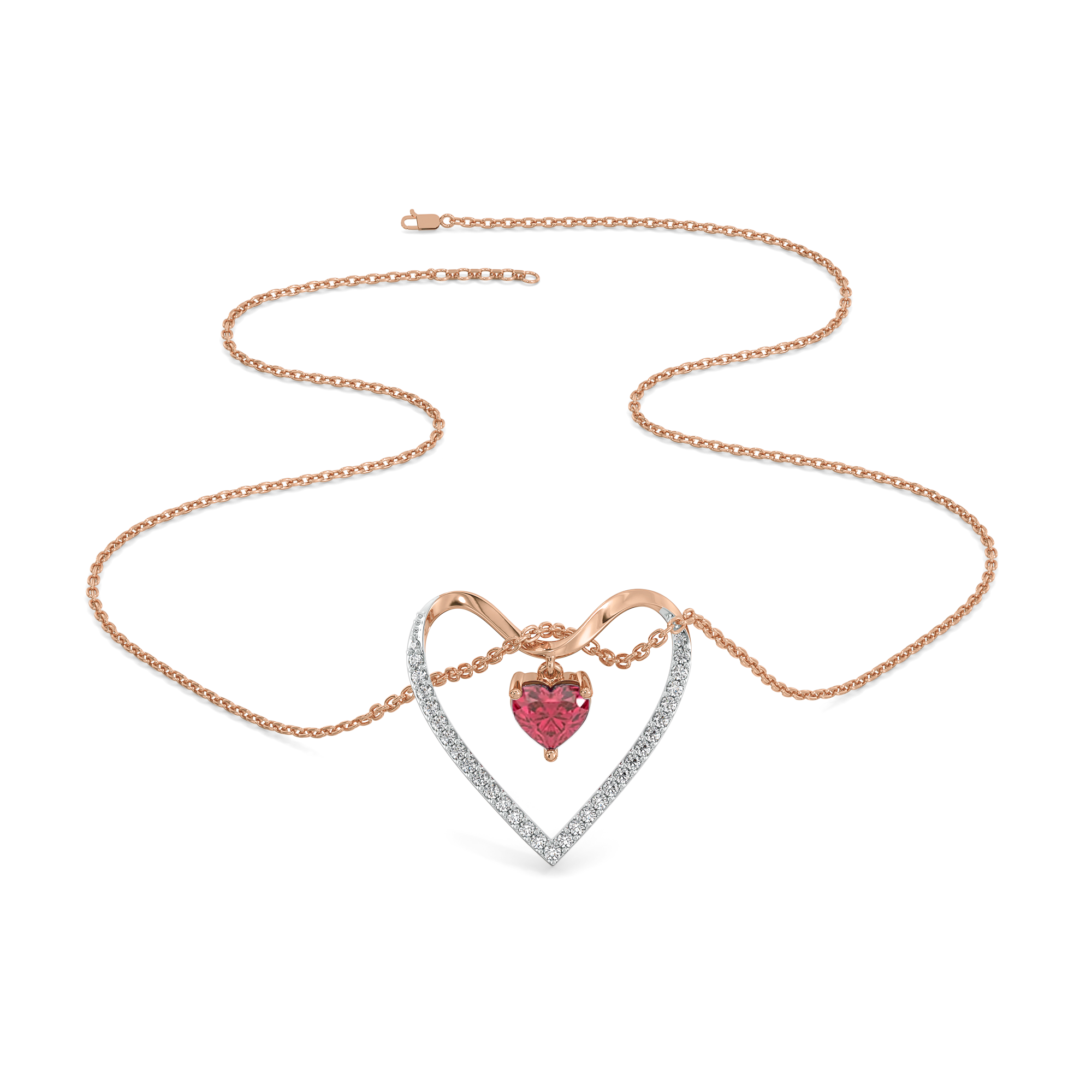 "Love on a String" - Lab Grown Diamond Necklace