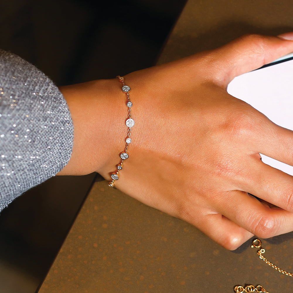 Multi Spheres Radiance - Lab Grown Diamond Bracelet