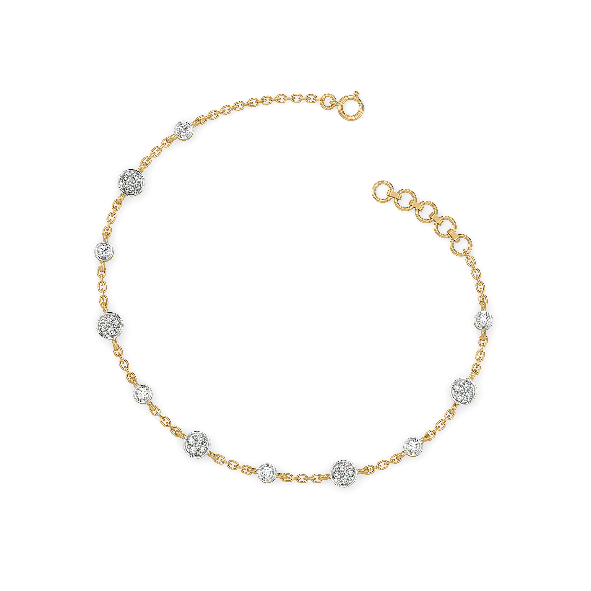 Multi Spheres Radiance - Lab Grown Diamond Bracelet