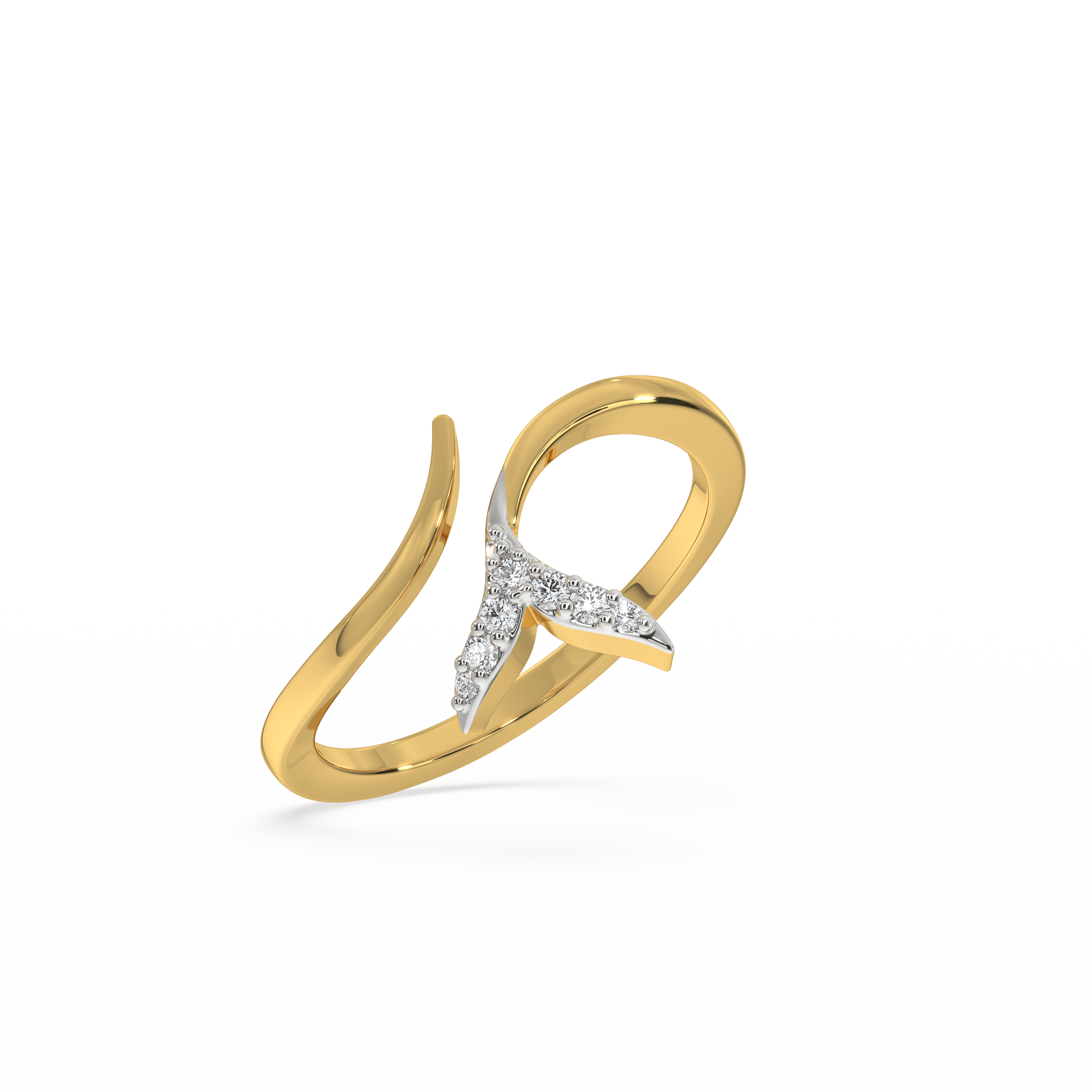 Mystic Tail Ring - Lab Grown Diamond