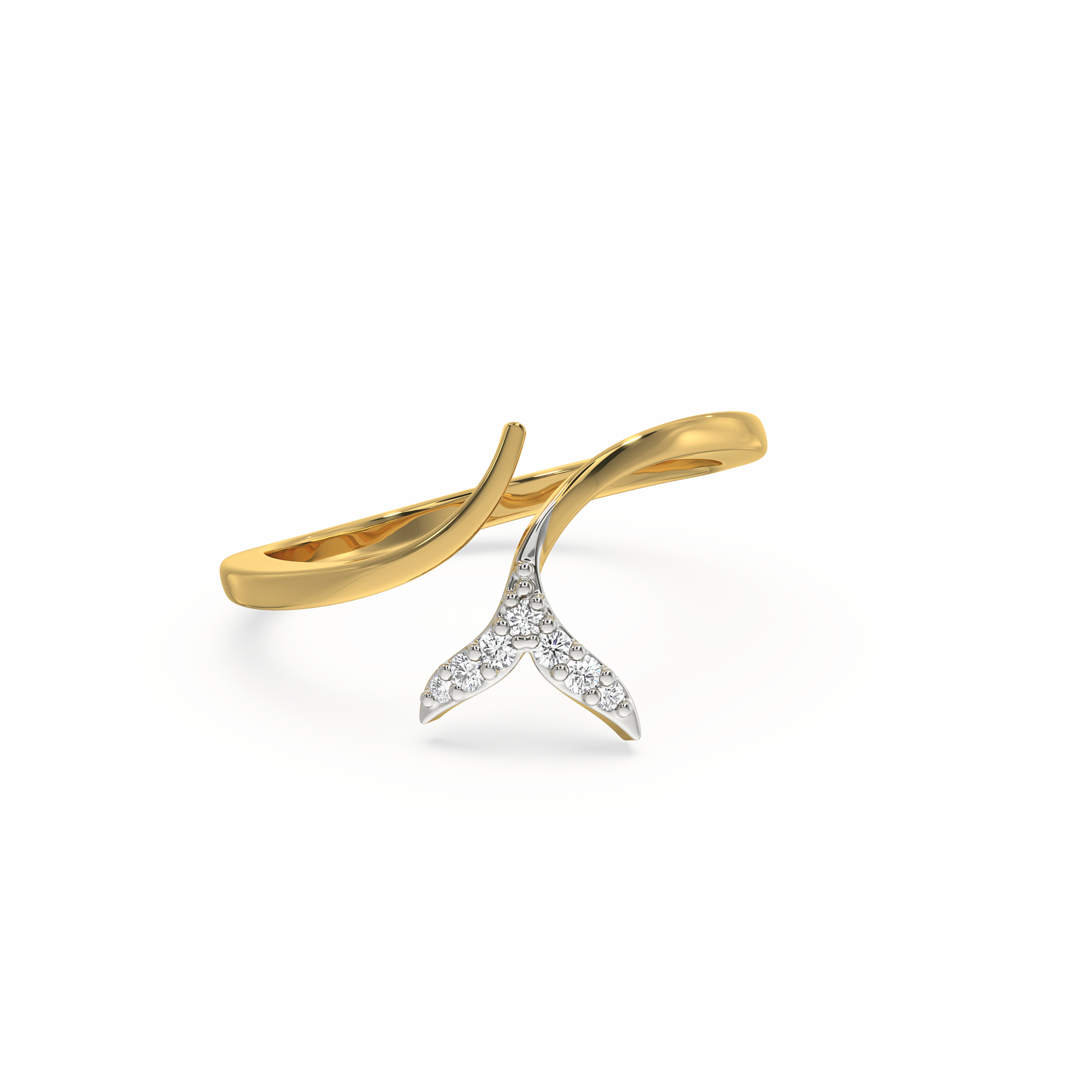 Mystic Tail Ring - Lab Grown Diamond
