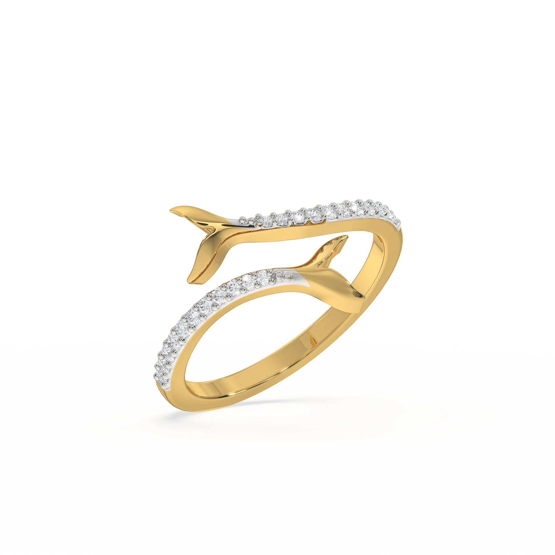 Ocean's Embrace Open Top Ring