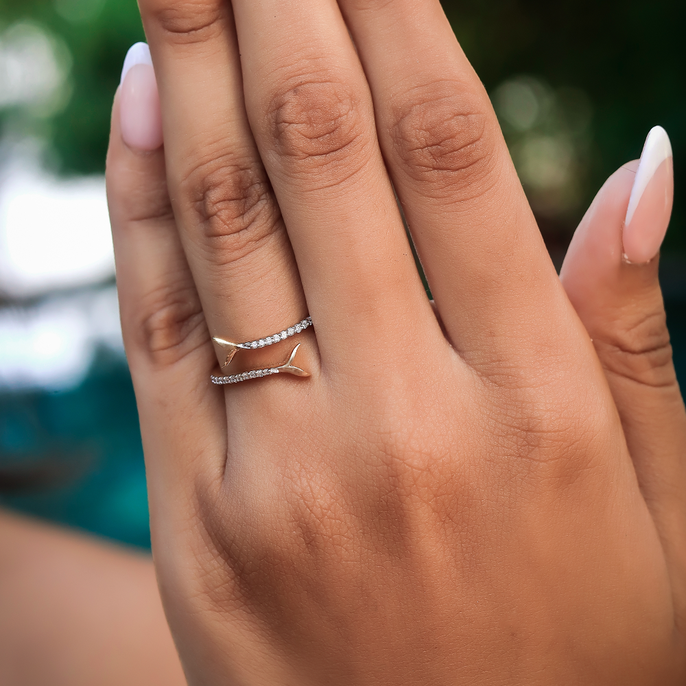 Ocean's Embrace Open Top Ring