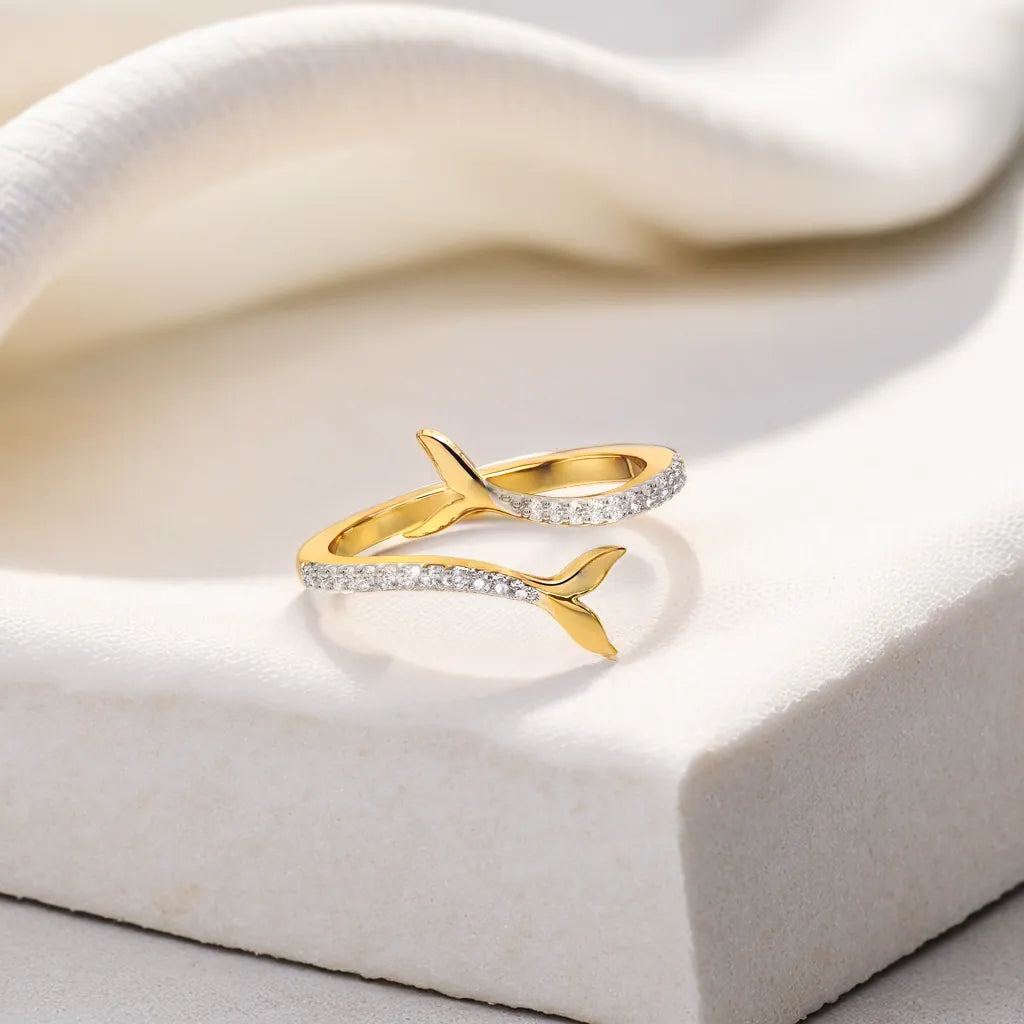 Ocean's Embrace Open Top Ring