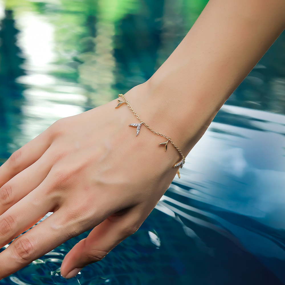 Ocean’s Treasure Charm - Lab Grown Diamond Bracelet