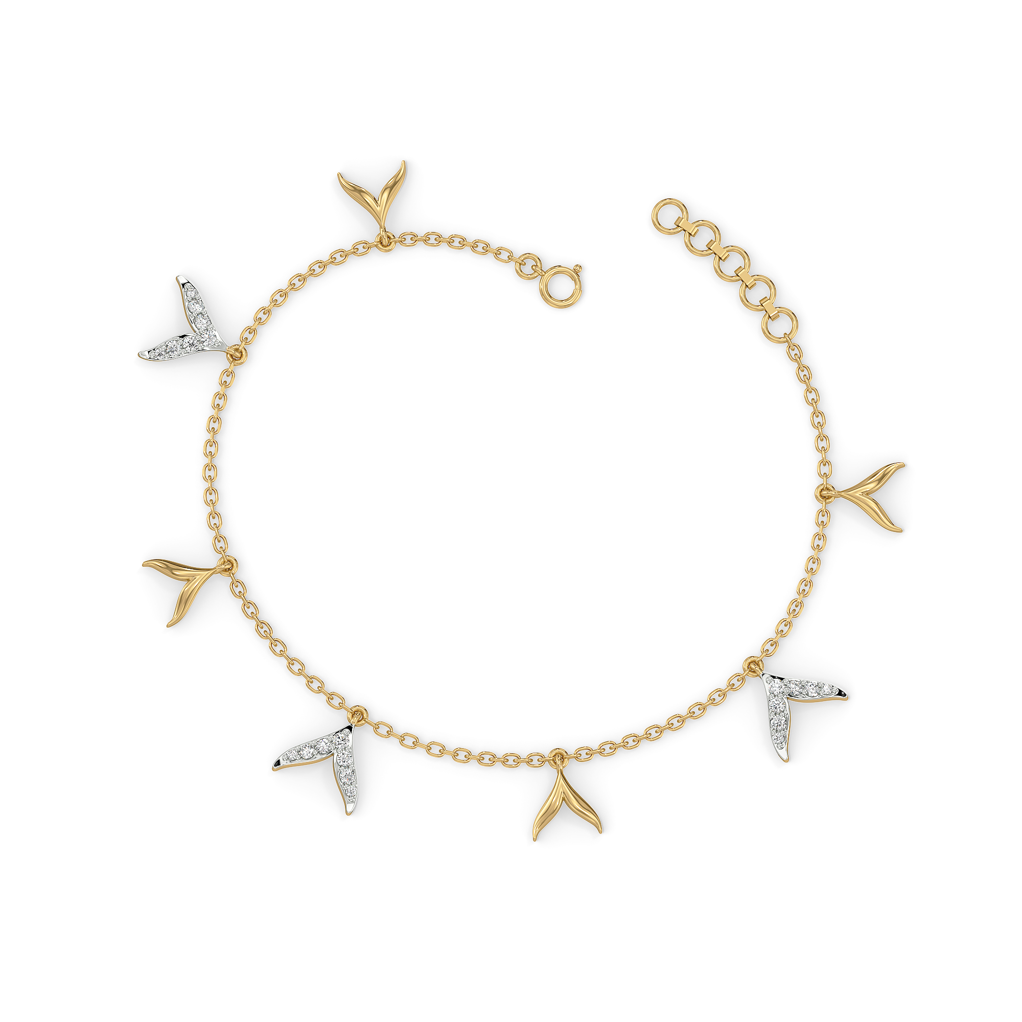Ocean’s Treasure Charm - Lab Grown Diamond Bracelet