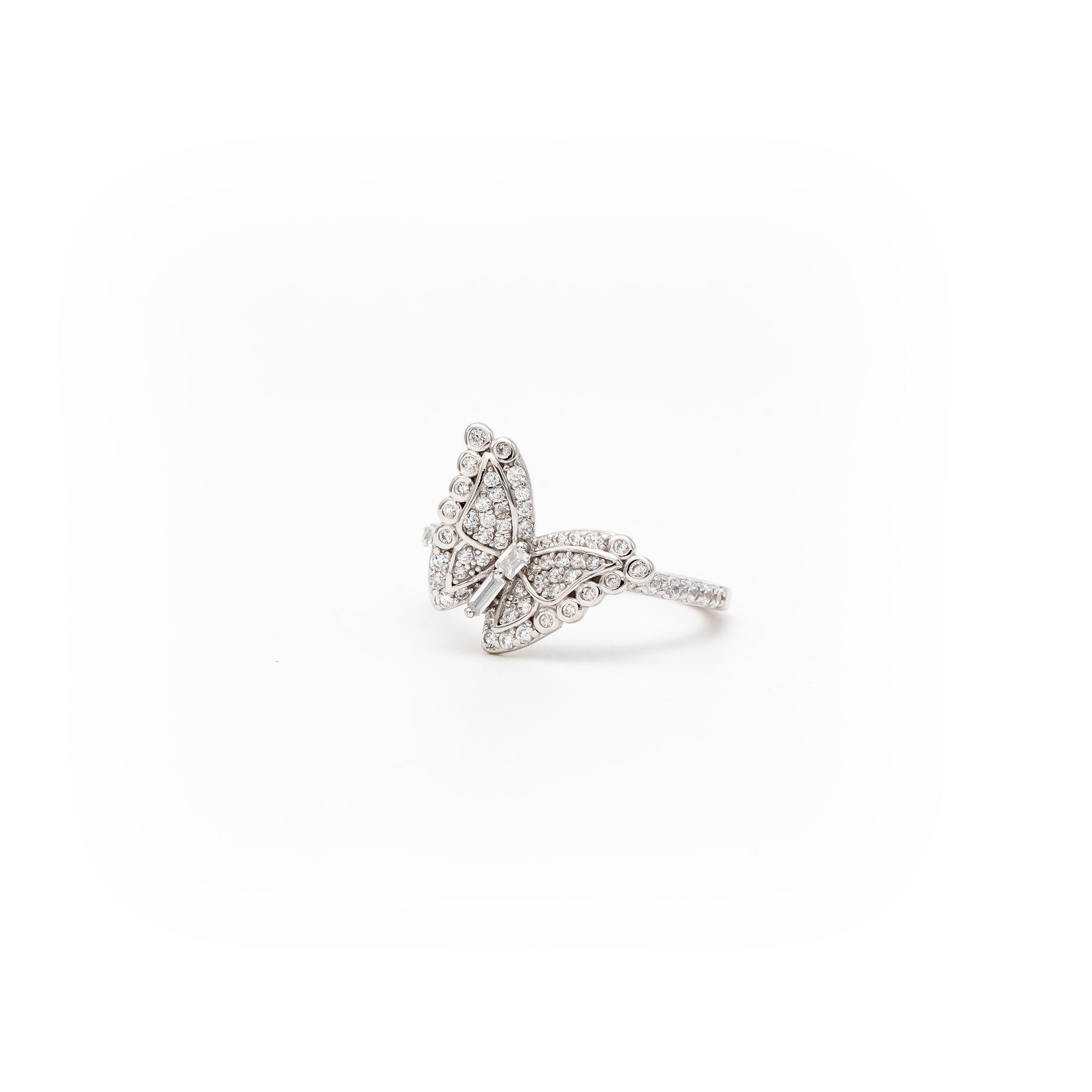 FLYING JOY DIAMONDS STUDDED BUTTERFLY RING