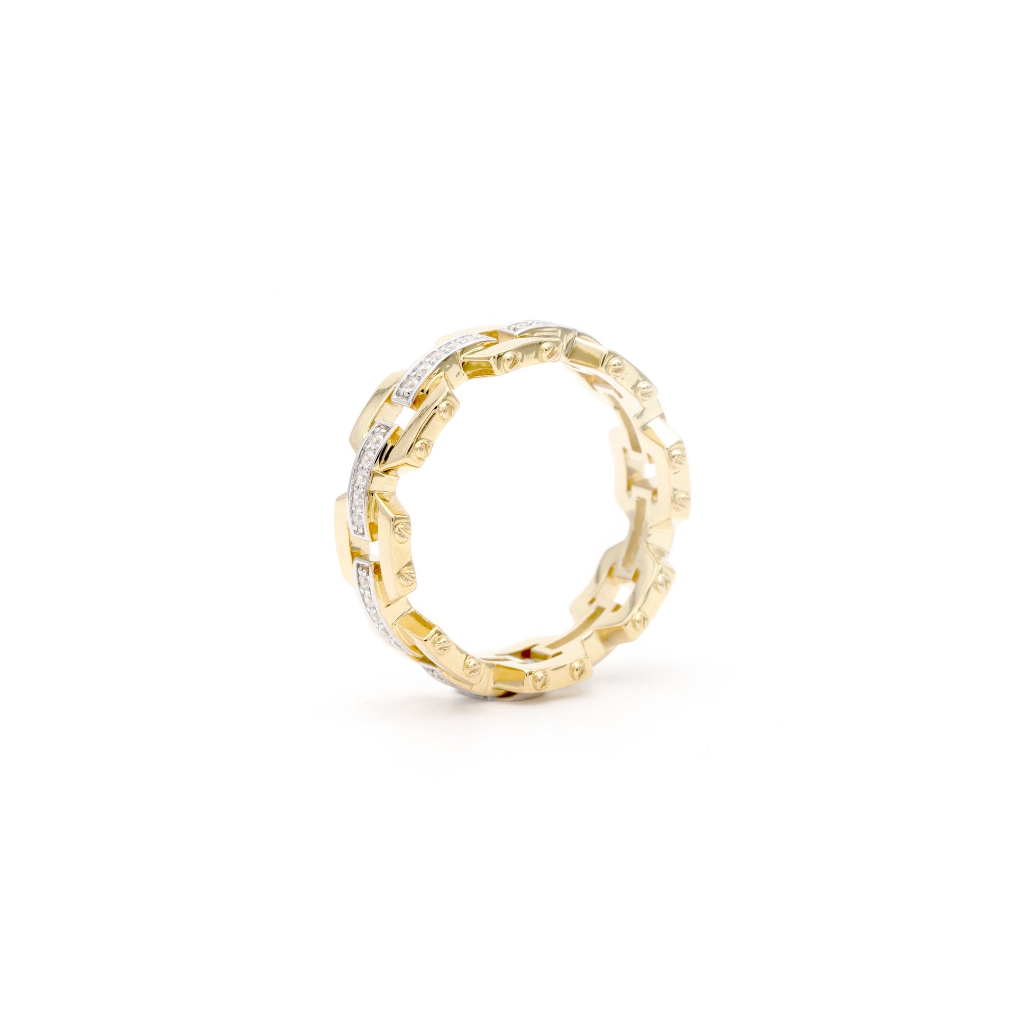 DIAMOND STUDDED LINK-BAND