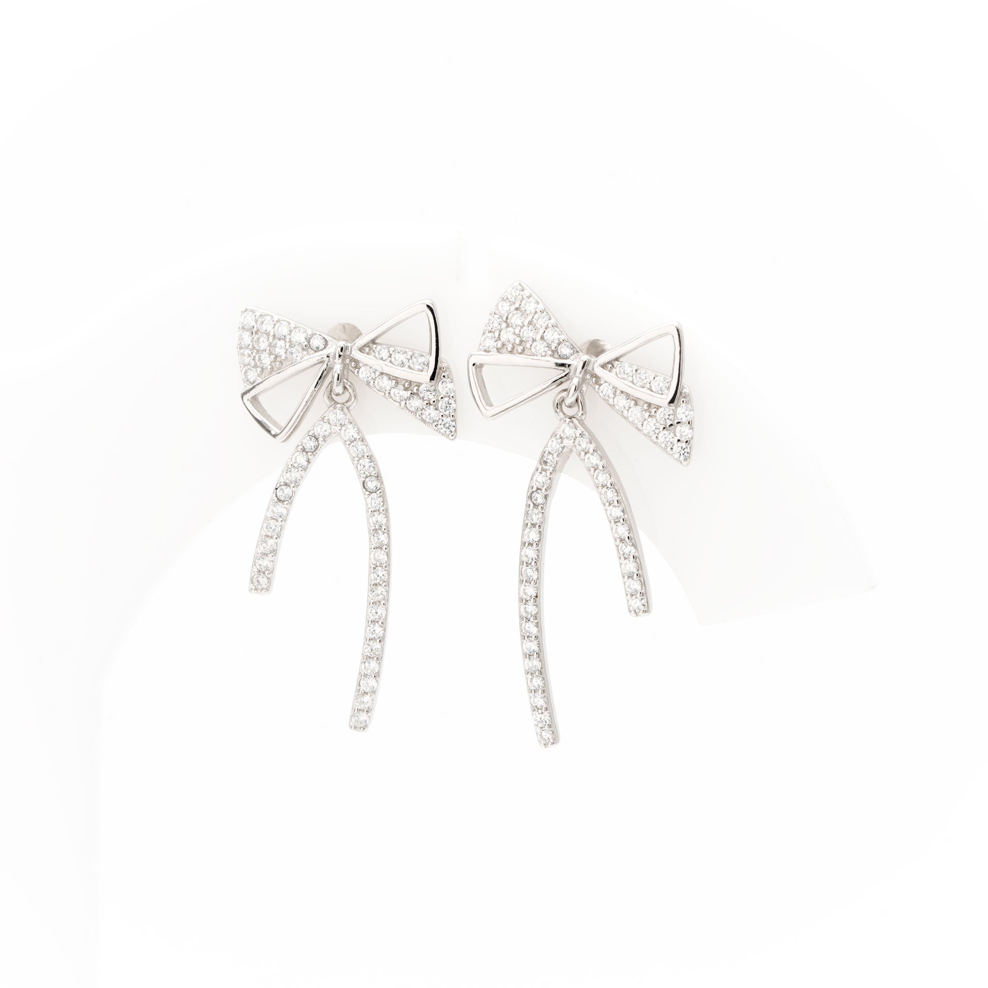 THE DIAMOND BOW EARRING