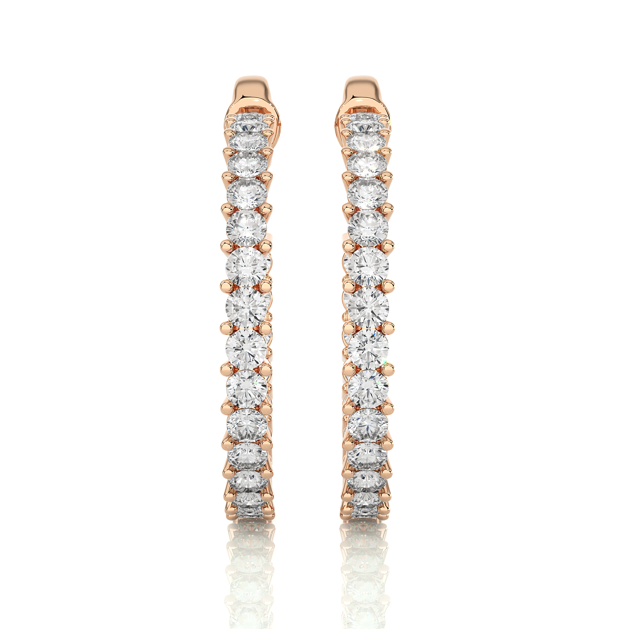 The Empress Crown Half-Hoops