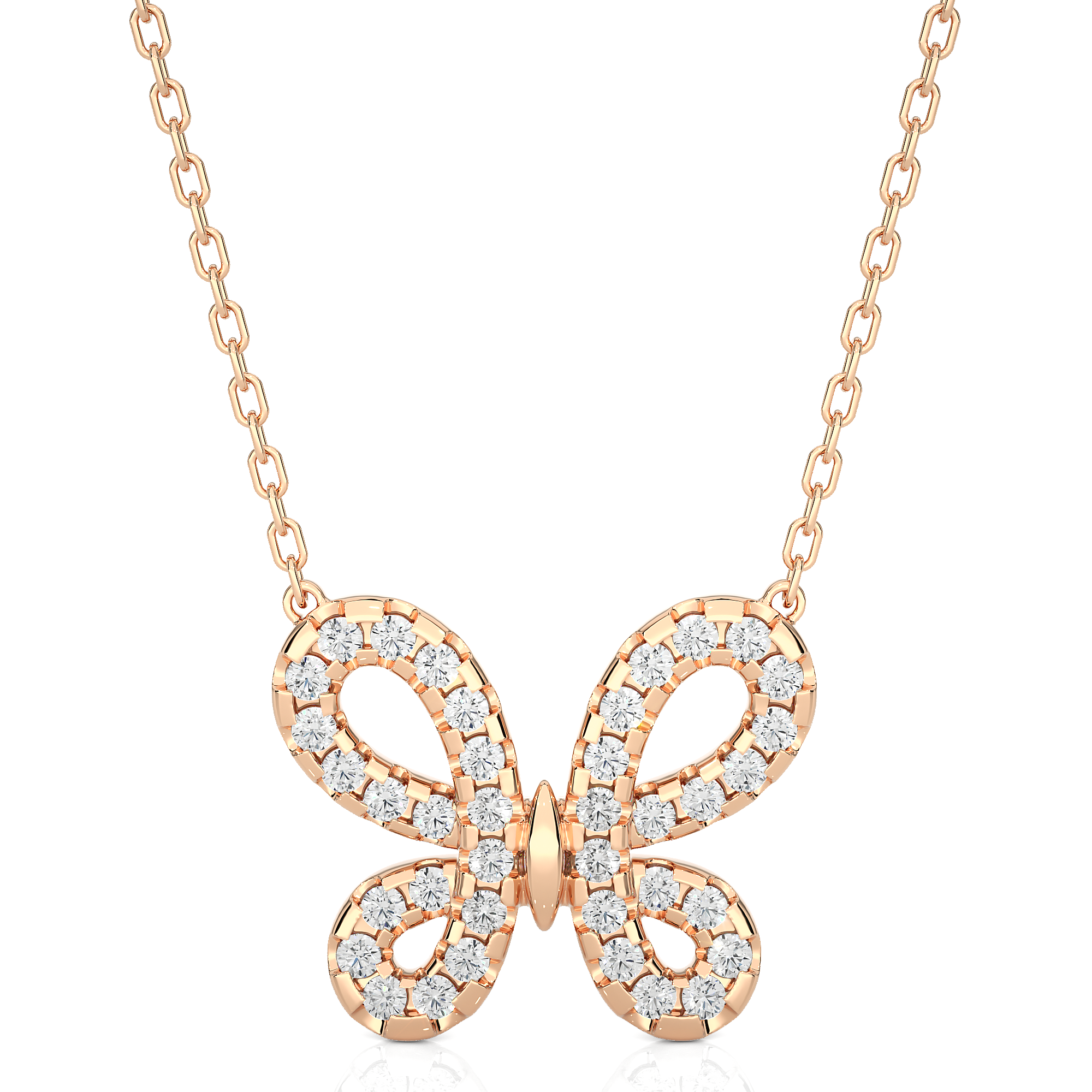 The Beguiling Butterfly Pendant With Chain