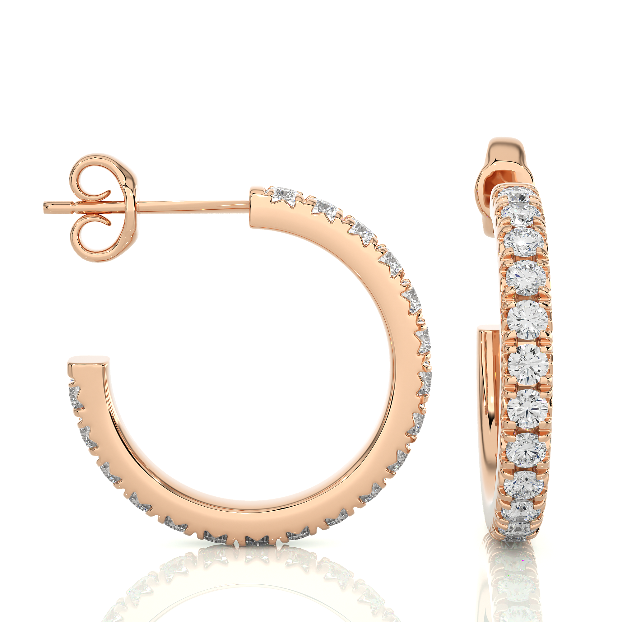 The Dainty Diamond Stud Earrings