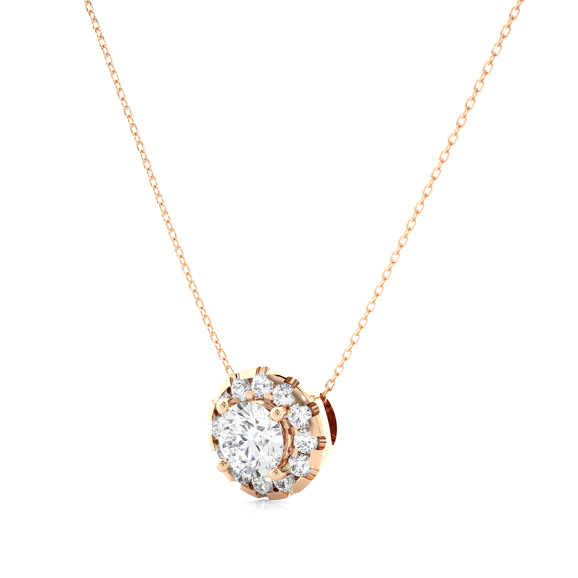 The Torch Of Enlightenment Pendant With Chain
