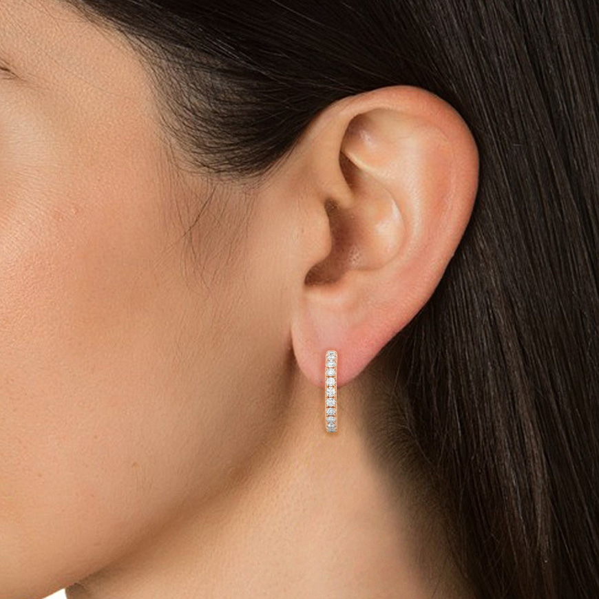 The Dainty Diamond Stud Earrings