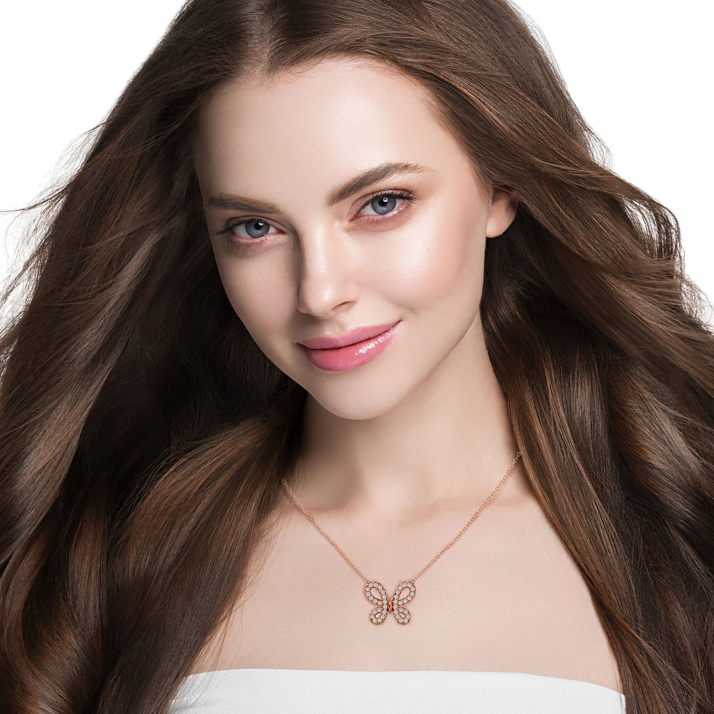 The Beguiling Butterfly Pendant With Chain