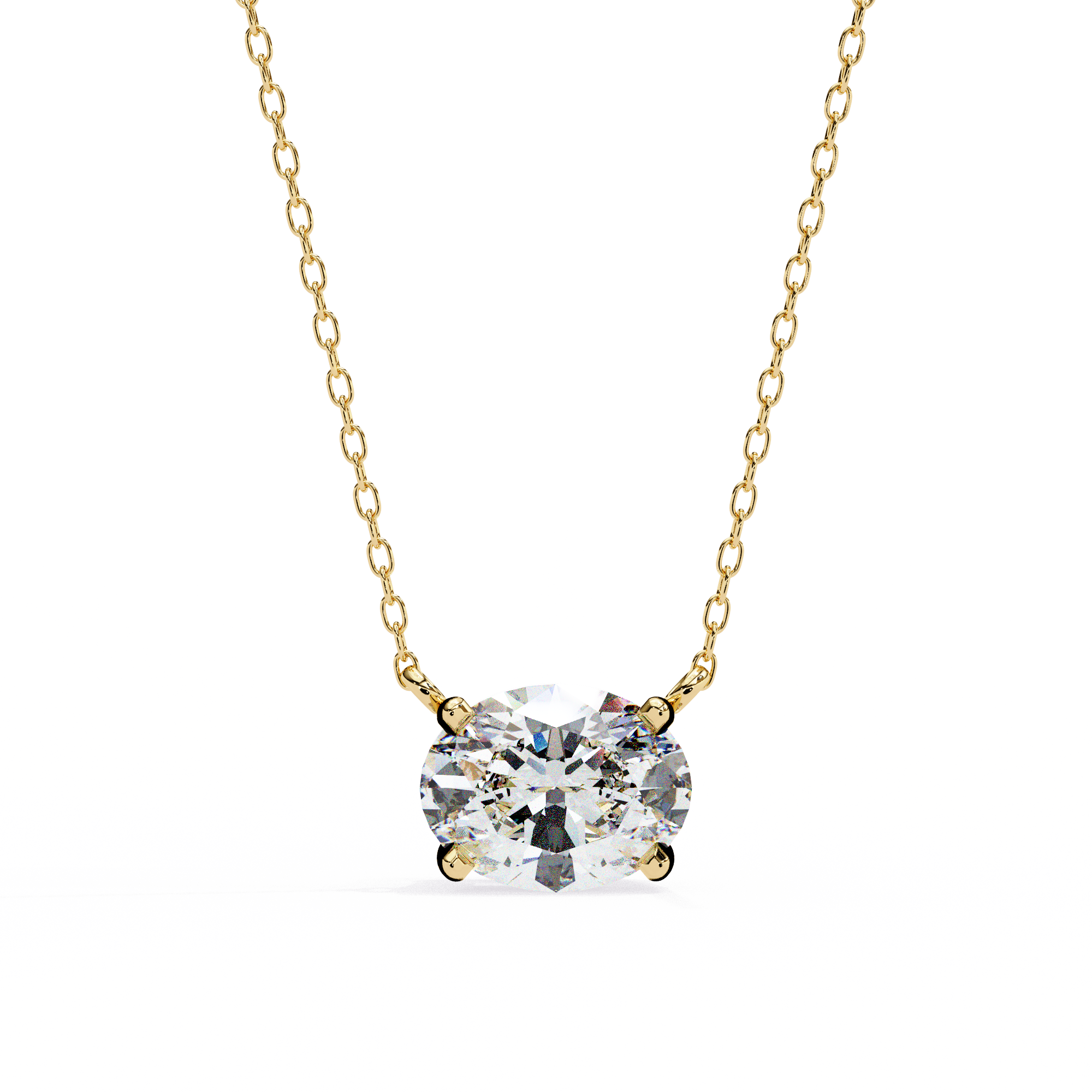 Oval Drop Pendant