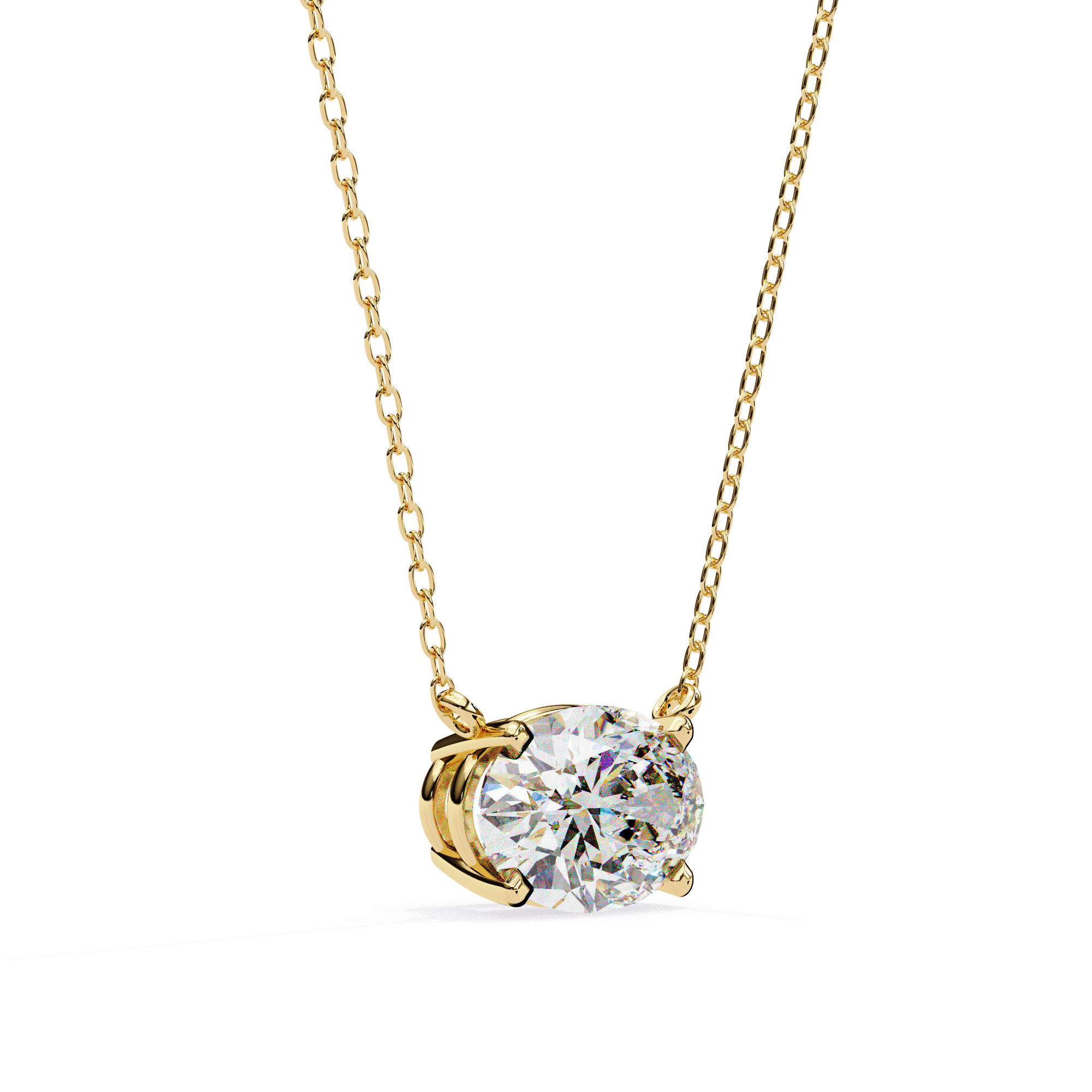 Oval Drop Pendant