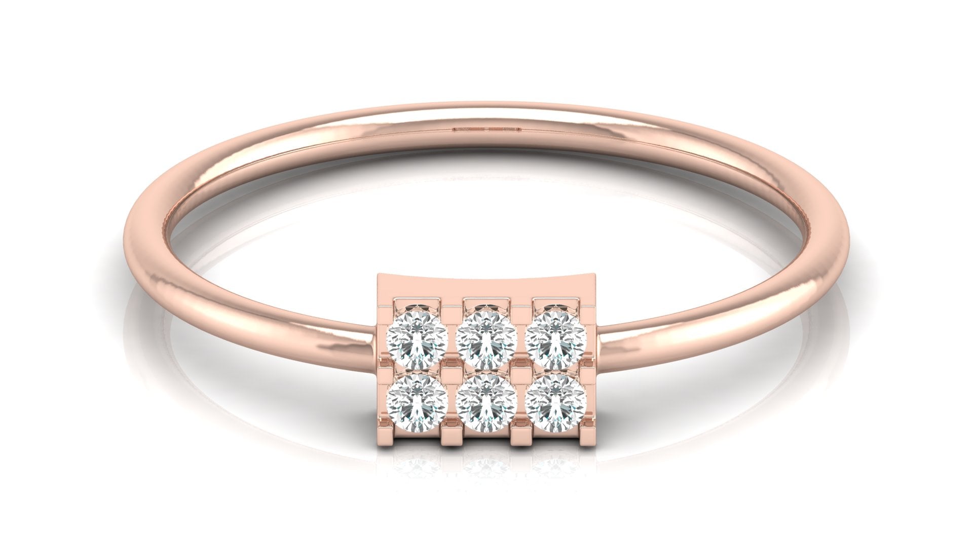 Rose-Gold Quad Ring