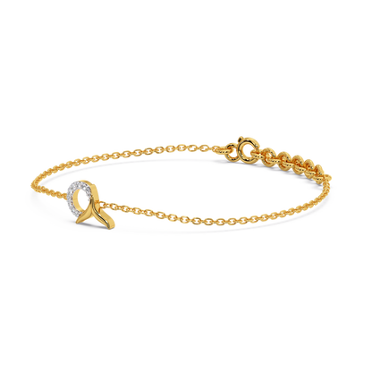 Serene Tail Bracelet - Lab Grown Diamond