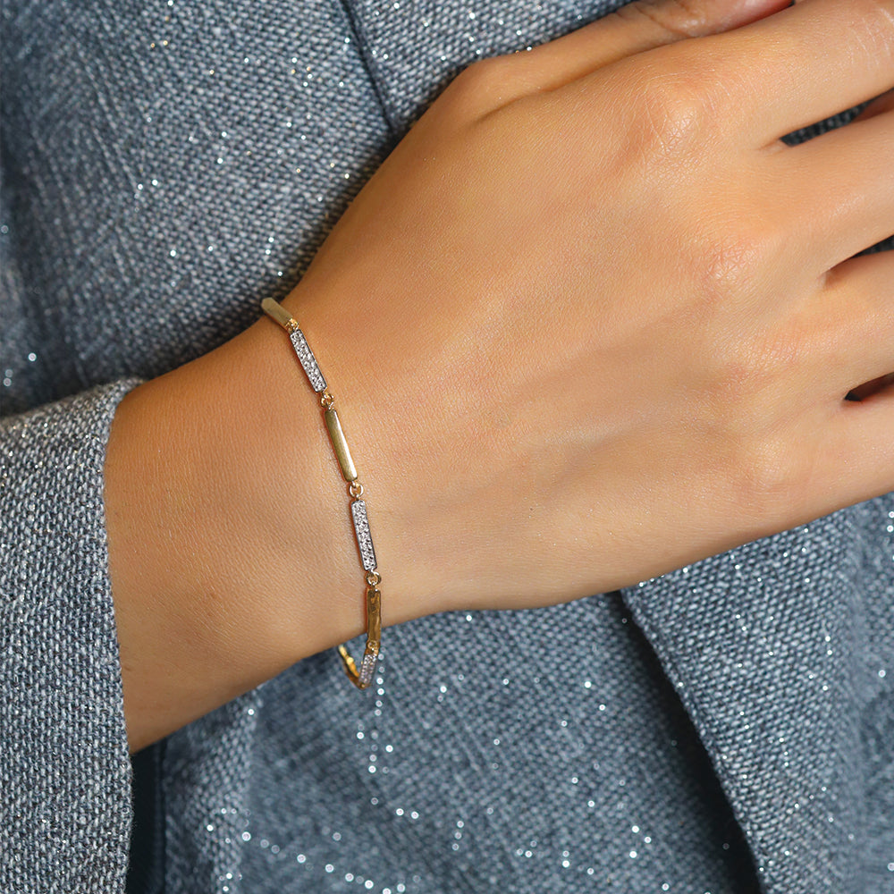 Simplicity Spark - Lab Grown Diamond Tennis Bracelet