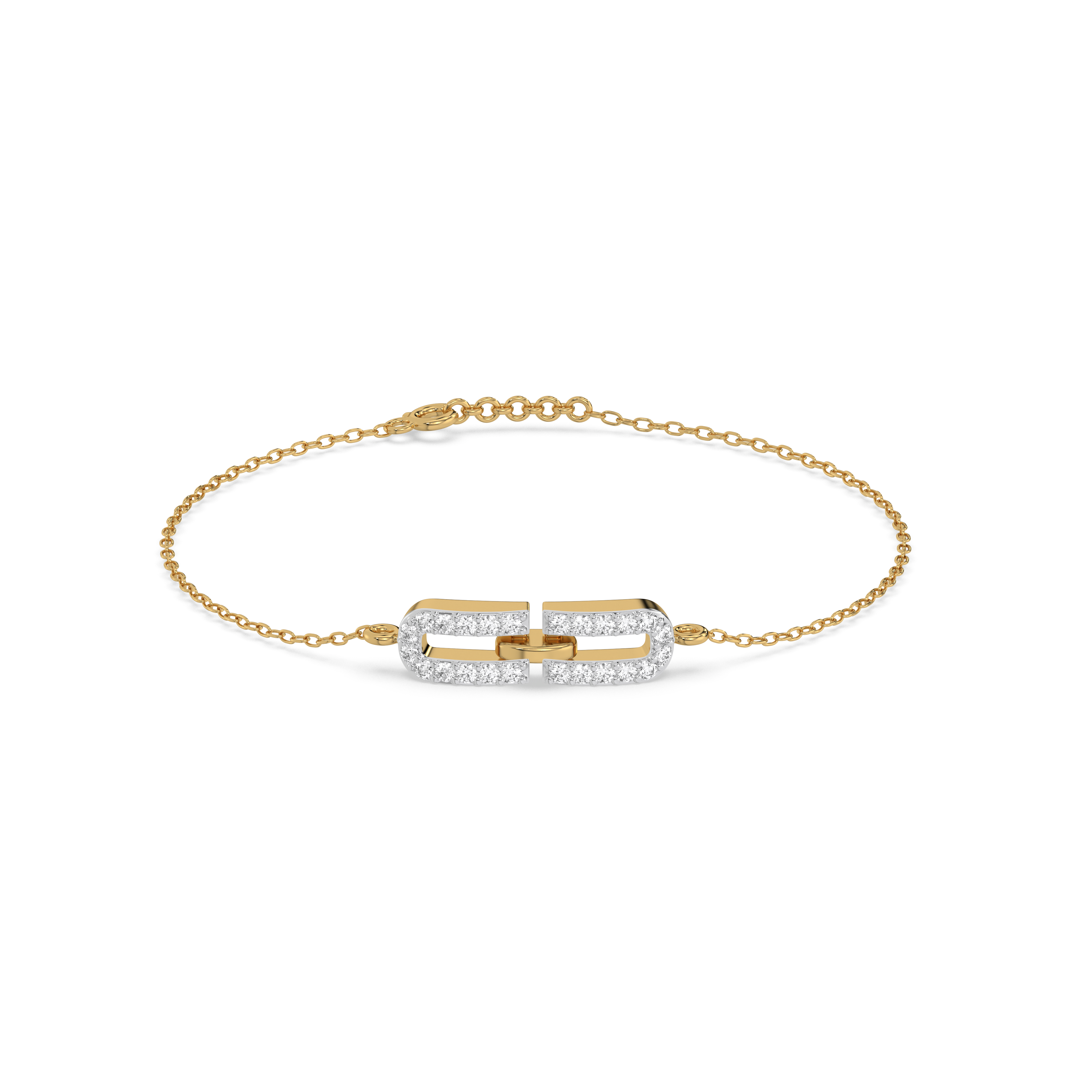 Single Link Bracelet - Lab Grown Diamond