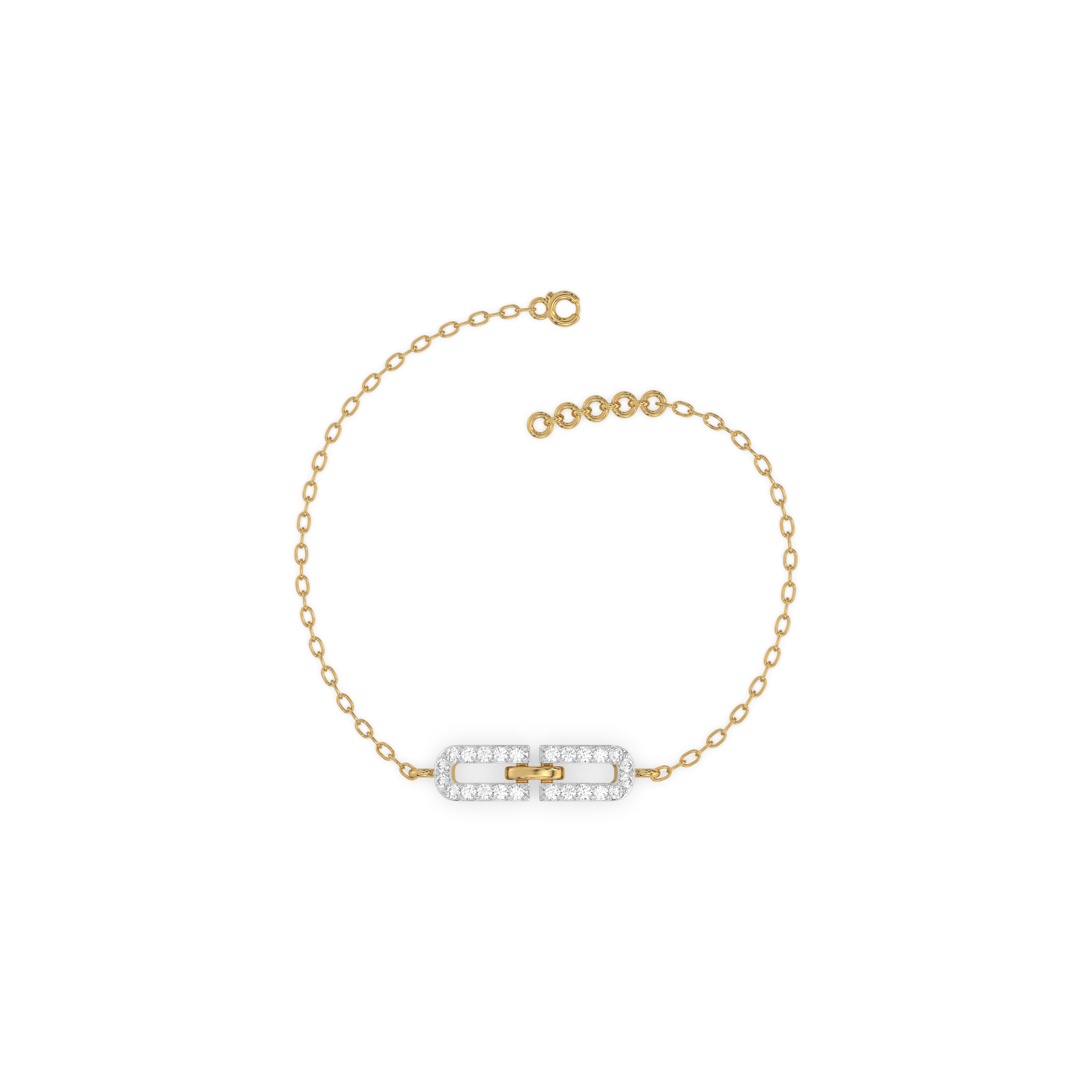Single Link Bracelet - Lab Grown Diamond