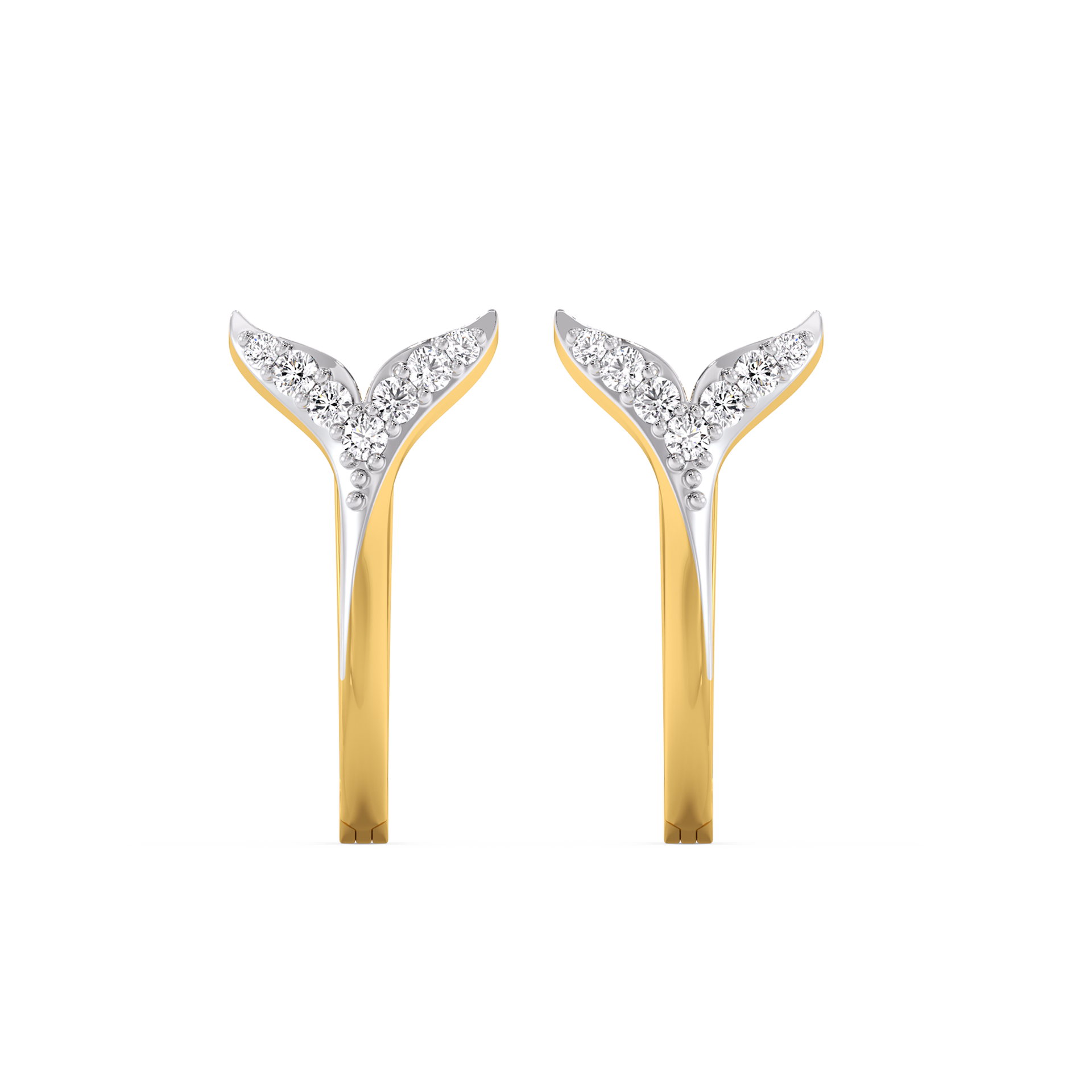Siren Embrace Huggies - Lab Grown Diamond Earrings