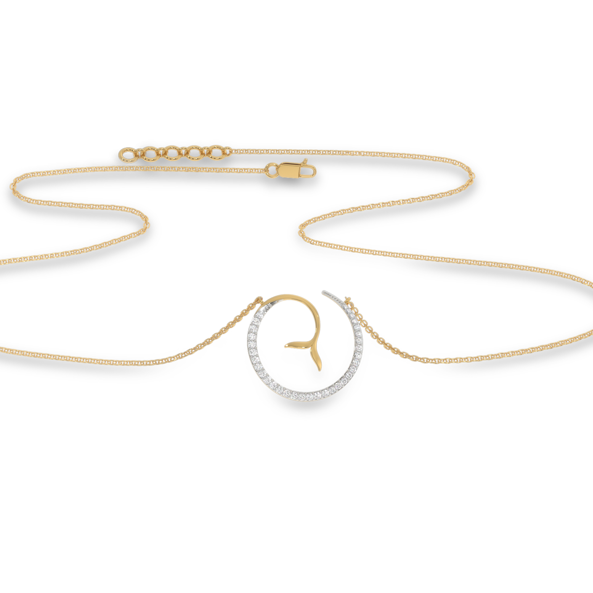 Siren’s Whisper Pendant - Lab Grown Diamond Necklace