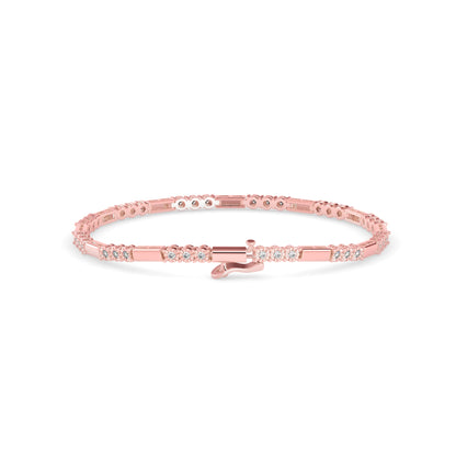 Elegant Round Diamond Bracelet