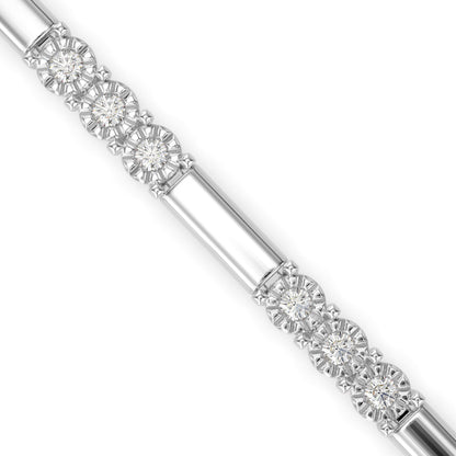 Elegant Round Diamond Bracelet