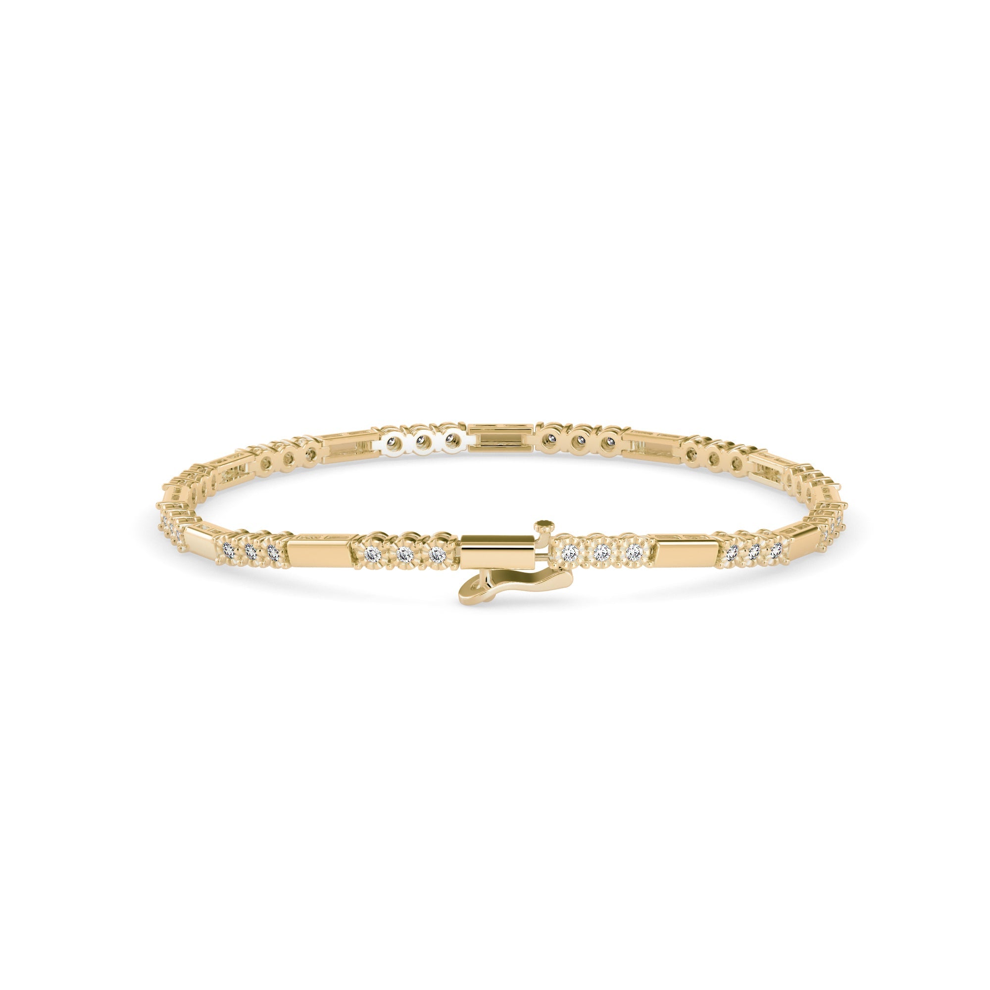 Elegant Round Diamond Bracelet