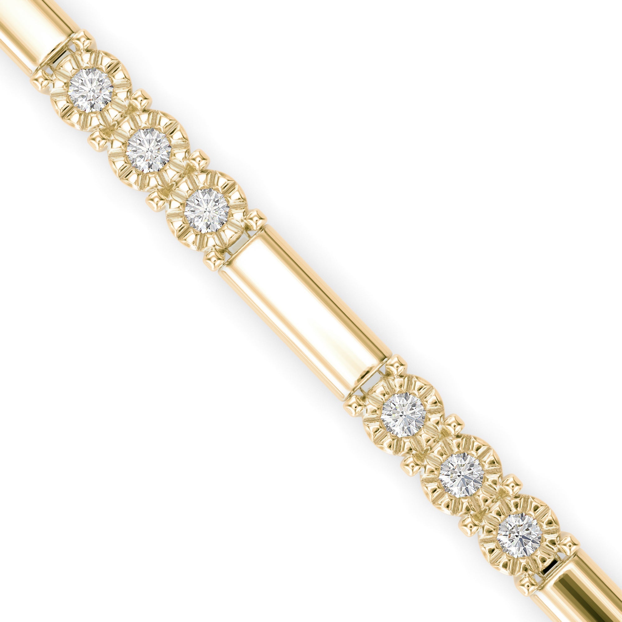 Elegant Round Diamond Bracelet