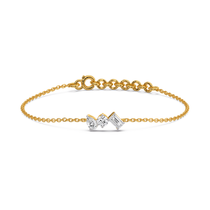 Toi et Moi Bracelet - Lab Grown Diamond